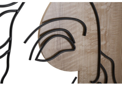 Panneau mural DAVID – Design moderne et subtil (50 x 2 x 80 cm)