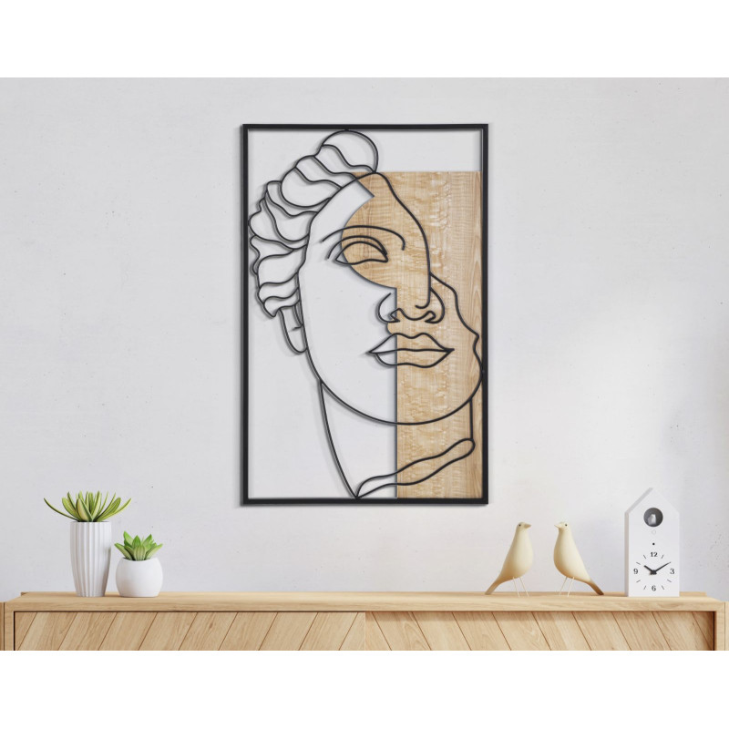 Panneau mural DAVID – Design moderne et subtil (50 x 2 x 80 cm)