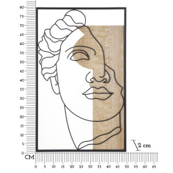 Panneau mural DAVID – Design moderne et subtil (50 x 2 x 80 cm)