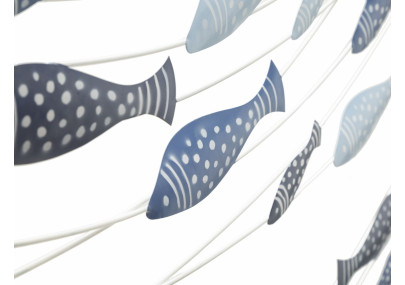 Panneau mural PESCI – Élégance et sobriété (96,5 x 1,5 x 61 cm)