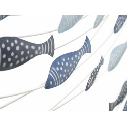 Panneau mural PESCI – Élégance et sobriété (96,5 x 1,5 x 61 cm)