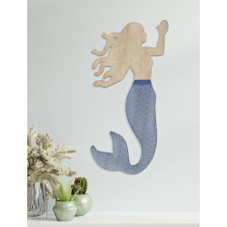 Panneau mural SIRENA – Légèreté et finesse décorative (30,5 x 2 x 60 cm)