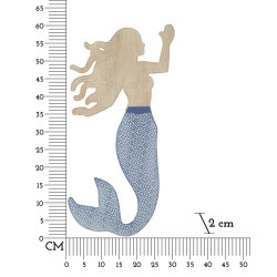 Panneau mural SIRENA – Légèreté et finesse décorative (30,5 x 2 x 60 cm)