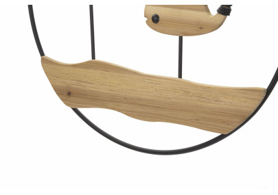 Panneau mural BALENE – Décor marin contemporain (56 x 2 x 60 cm)