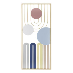 Panneau mural COLORÉ – A – Vivacité et éclat des couleurs (37 x 2 x 84 cm)