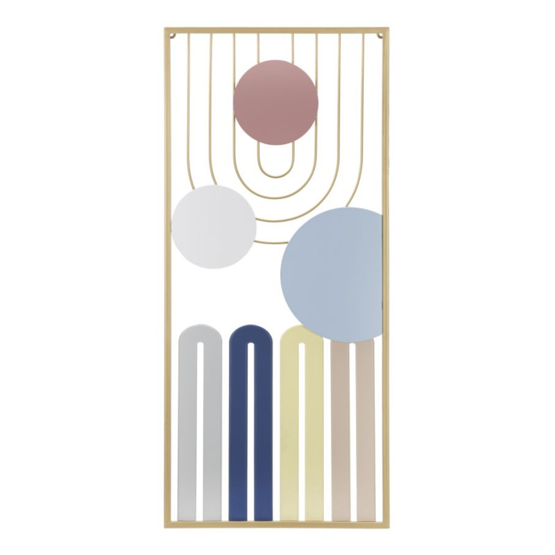 Panneau mural COLORÉ – A – Vivacité et éclat des couleurs (37 x 2 x 84 cm)