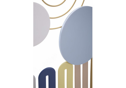 Panneau mural COLORÉ – A – Vivacité et éclat des couleurs (37 x 2 x 84 cm)