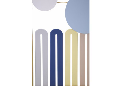 Panneau mural COLORÉ – A – Vivacité et éclat des couleurs (37 x 2 x 84 cm)