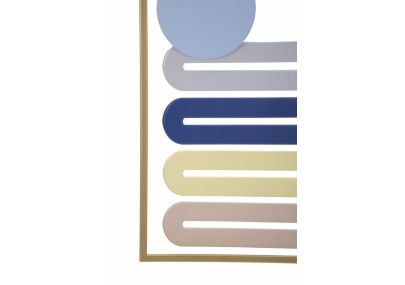 Panneau mural COLORÉ – B – Harmonie chromatique (37,5 x 2 x 84 cm)