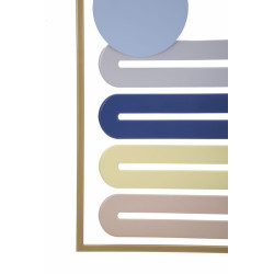 Panneau mural COLORÉ – B – Harmonie chromatique (37,5 x 2 x 84 cm)