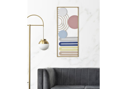 Panneau mural COLORÉ – B – Harmonie chromatique (37,5 x 2 x 84 cm)