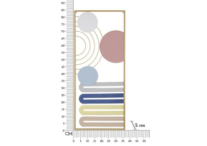 Panneau mural COLORÉ – B – Harmonie chromatique (37,5 x 2 x 84 cm)