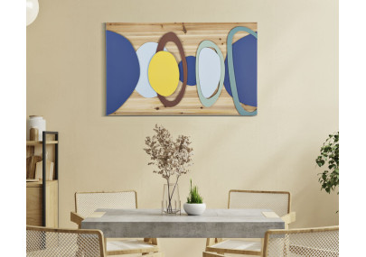 Panneau mural COULEUR BOIS – Nature et élégance (80 x 2,5 x 50 cm)