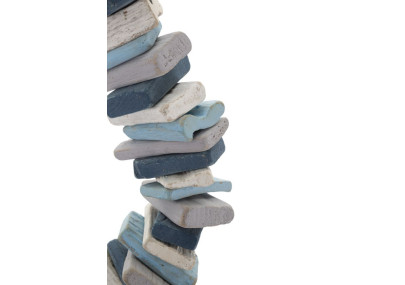 Hippocampe couleur à suspendre – Décoration marine originale (22 x 6 x 55 cm)