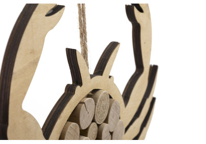 Crabe nature à suspendre – Originalité marine (35 x 2 x 31 cm)