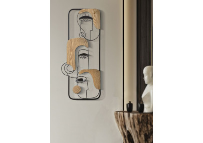 Panneau mural PICASSY – Originalité et style artistique (38 x 2 x 89,5 cm)