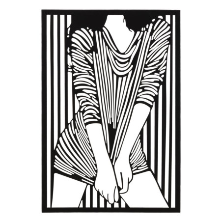 Panneau mural élégant – Simplicité et sophistication (40 x 1,3 x 60 cm)