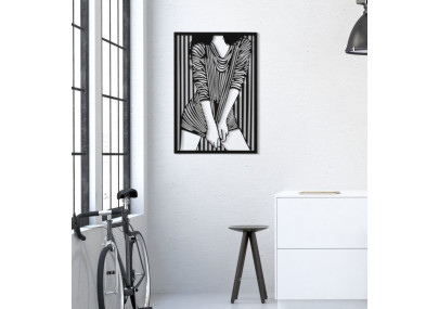 Panneau mural élégant – Simplicité et sophistication (40 x 1,3 x 60 cm)