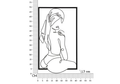 Panneau mural MURO TOWEL – Style et minimalisme (40 x 1,3 x 70 cm)