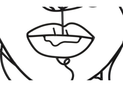 Panneau mural FACE – Décoration artistique (57,5 x 1,3 x 80 cm)