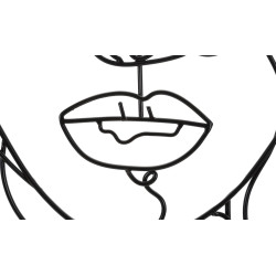 Panneau mural FACE – Décoration artistique (57,5 x 1,3 x 80 cm)