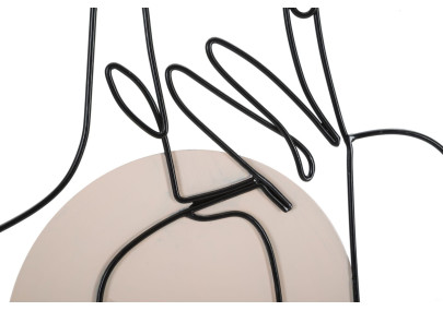 Panneau mural LADY COLOR – Raffinement coloré (40 x 1,3 x 80 cm)