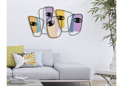 Panneau mural YEUX – A – Intense et captivant (120 x 2 x 72 cm)