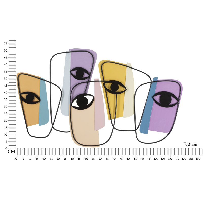 Panneau mural YEUX – A – Intense et captivant (120 x 2 x 72 cm)