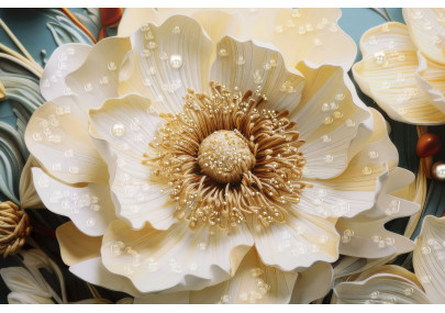 Tableau mural laqué avec cadre NARCY – B – Sophistication murale (82 x 4 x 82 cm)