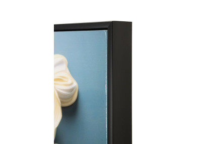 Tableau mural laqué avec cadre NARCY – B – Sophistication murale (82 x 4 x 82 cm)