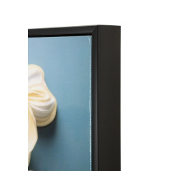 Tableau mural laqué avec cadre NARCY – B – Sophistication murale (82 x 4 x 82 cm)