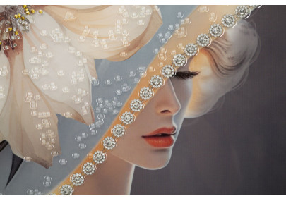 Tableau mural laqué avec cadre CHAPEAU VIENNAIS – A – Originalité design (62 x 4 x 92 cm)