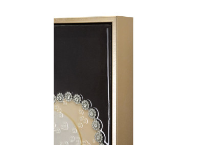 Tableau mural laqué avec cadre CHAPEAU VIENNAIS – A – Originalité design (62 x 4 x 92 cm)