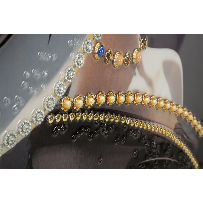 Tableau mural laqué avec cadre CHAPEAU VIENNAIS – A – Originalité design (62 x 4 x 92 cm)