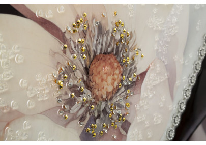 Tableau mural laqué avec cadre CHAPEAU VIENNAIS – B – Style unique (62 x 4 x 92 cm)