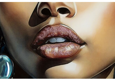 Tableau mural laqué avec cadre ALTEA – A – Raffinement coloré (82 x 4 x 82 cm)