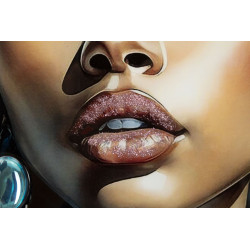 Tableau mural laqué avec cadre ALTEA – A – Raffinement coloré (82 x 4 x 82 cm)