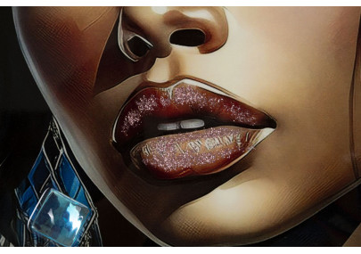 Tableau mural laqué avec cadre ALTEA – B – Harmonie moderne (82 x 4 x 82 cm)