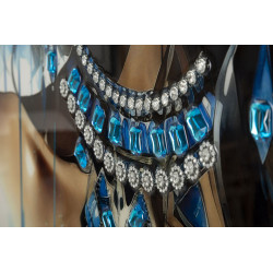 Tableau mural laqué avec cadre ALTEA – B – Harmonie moderne (82 x 4 x 82 cm)