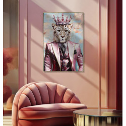 Tableau mural avec cadre – B – Élégance et modernité (82 x 4,5 x 122 cm)