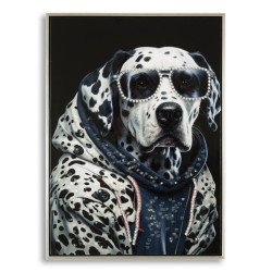 Tableau mural laqué avec sécurité à cadre – Élégance et protection (53 x 3 x 73 cm)