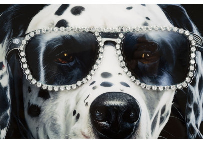 Tableau mural laqué avec sécurité à cadre – Élégance et protection (53 x 3 x 73 cm)