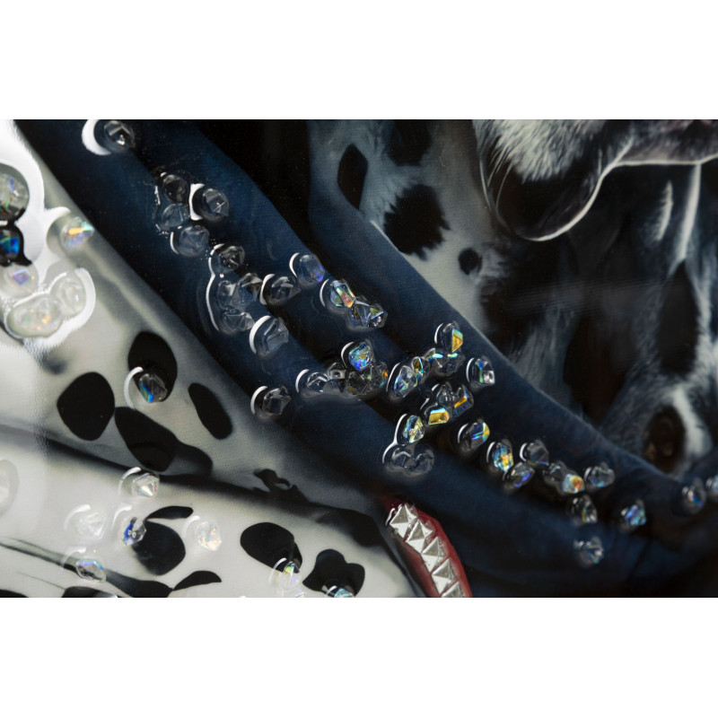 Tableau mural laqué avec sécurité à cadre – Élégance et protection (53 x 3 x 73 cm)