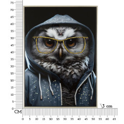 Tableau mural laqué EDVY – Élégance contemporaine sur vos murs (53 x 3 x 73 cm)