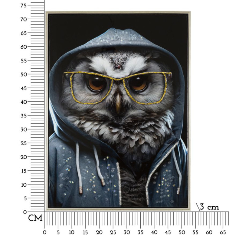 Tableau mural laqué EDVY – Élégance contemporaine sur vos murs (53 x 3 x 73 cm)