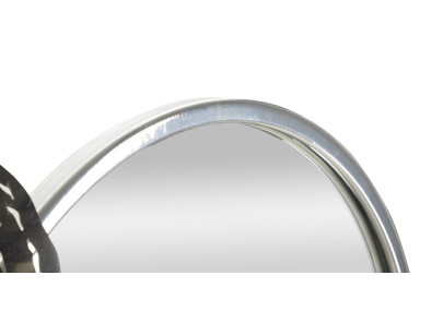 Panneau mural en fer forgé avec miroir – Reflets et raffinement glamour (106 x 3,8 x 48 cm)