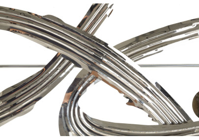 Panneau mural en fer MONDRIAN – Design moderne et coloré (121 x 5 x 52 cm)