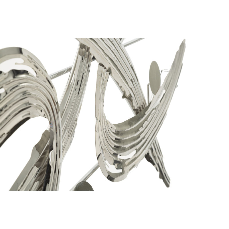 Panneau mural en fer MONDRIAN – Design moderne et coloré (121 x 5 x 52 cm)