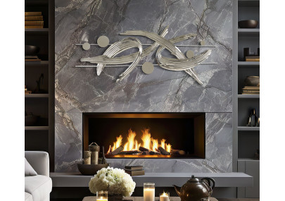 Panneau mural en fer MONDRIAN – Design moderne et coloré (121 x 5 x 52 cm)