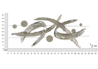 Panneau mural en fer MONDRIAN – Design moderne et coloré (121 x 5 x 52 cm)